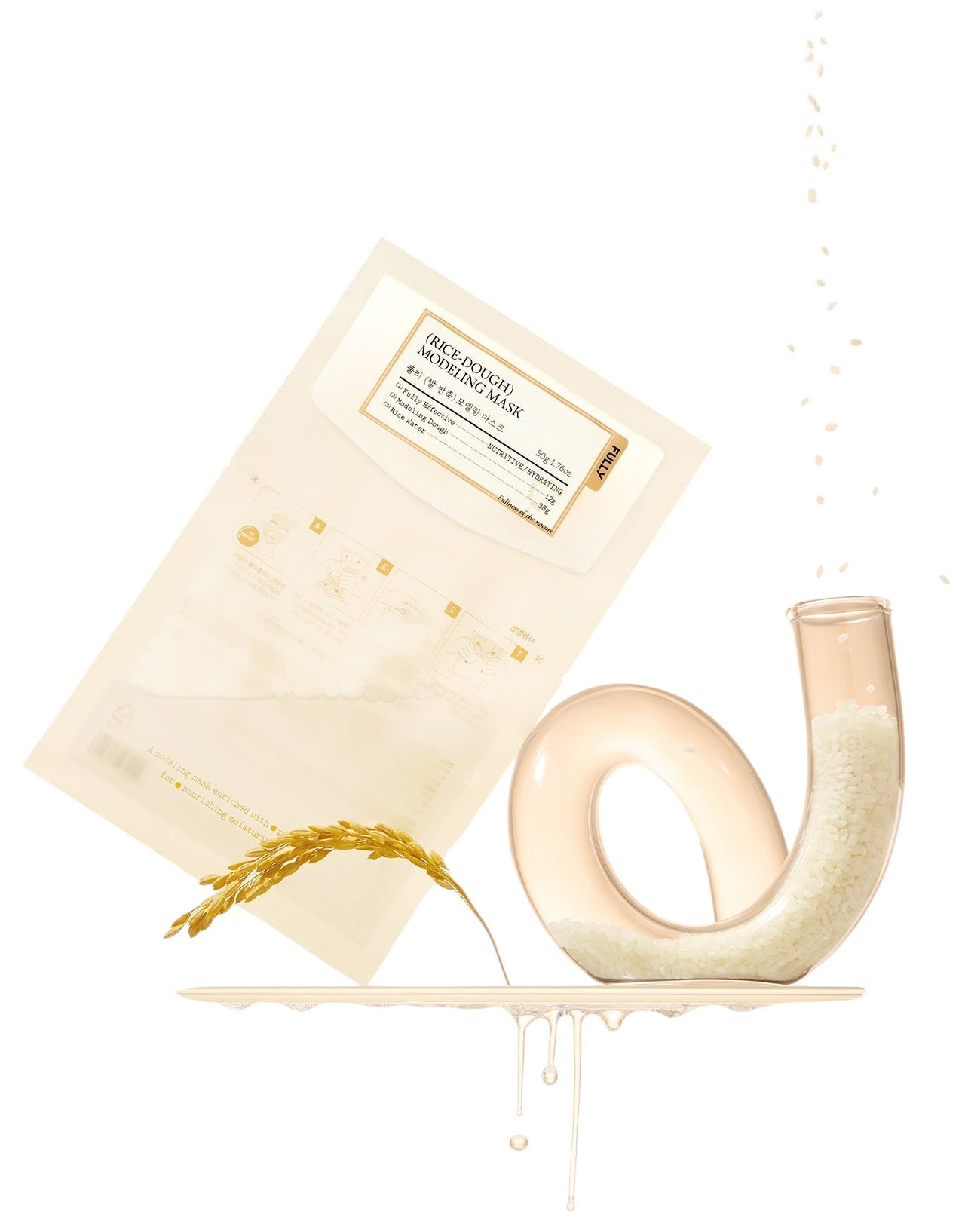 Fully Rice-Dough Modeling Mask 50g*4ea