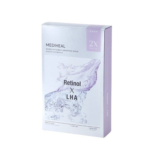 Mediheal Derma Synergy Wrapping Mask Sheet 10p #Retinol x LHA