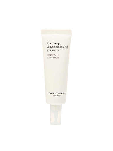 The Face Shop The Therapy Vegan Moisturizing Sun Serum SPF50+ 50ml