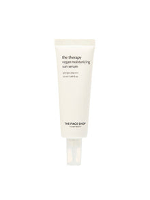 THE FACE SHOP The Therapy Vegan Moisturizing Sun Serum SPF50+ 50ml image 1
