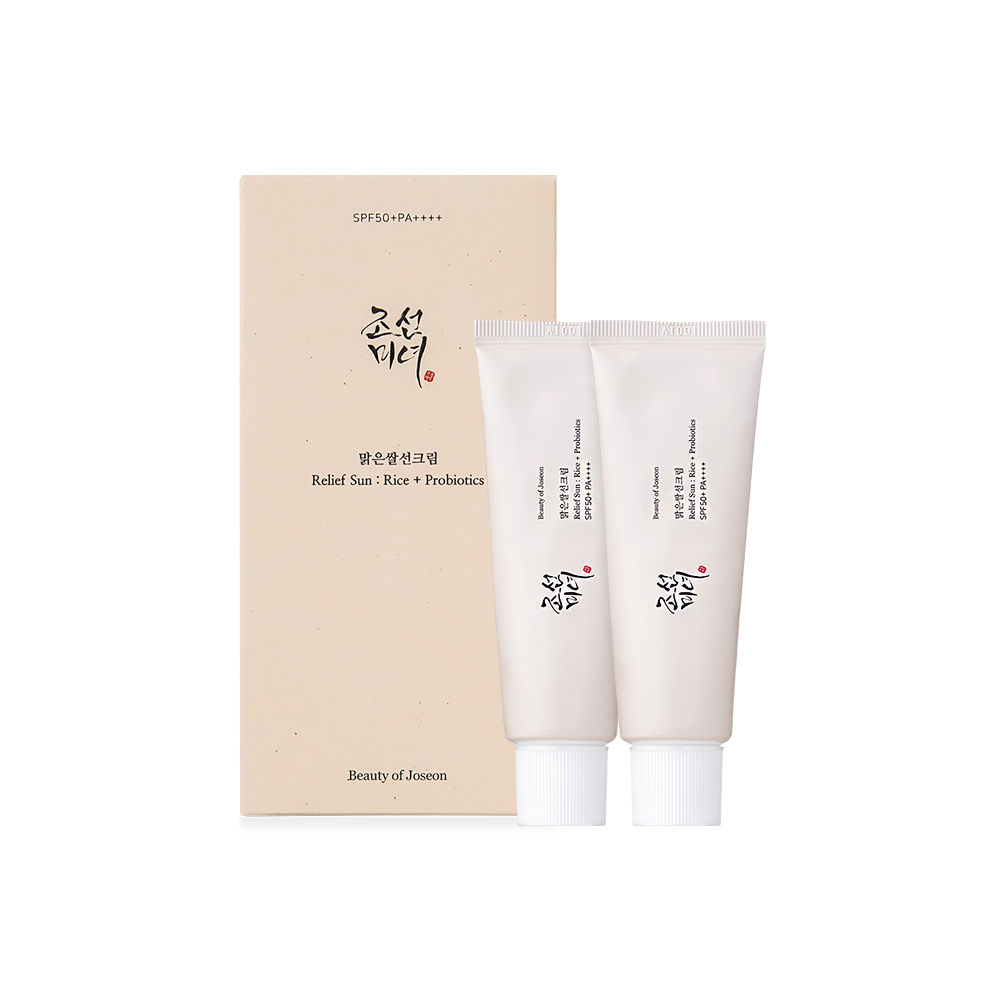 Beauty of Joseon Relief Sun: Rice + Probiotics (SPF50+ PA++++) Double Pack 50ml x 2ea