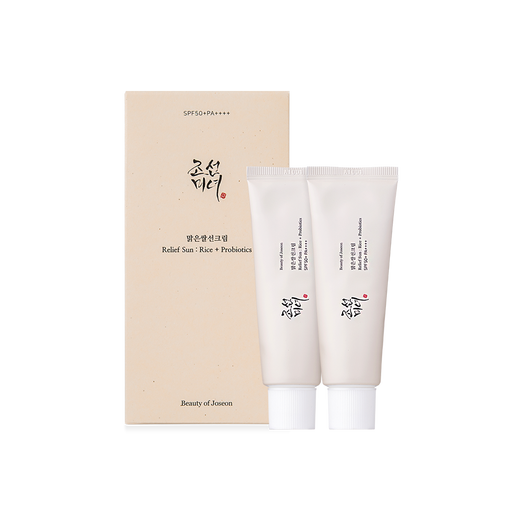 Beauty of Joseon Relief Sun: Rice + Probiotics (SPF50+ PA++++) Double Pack 50ml x 2ea
