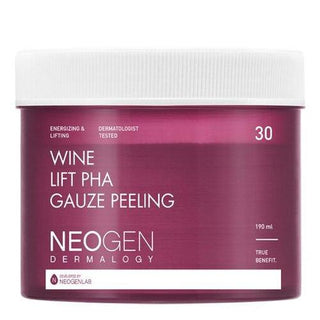 Neogen Dermalogy Wine Lift PHA Gauze Peeling 30 sheets
