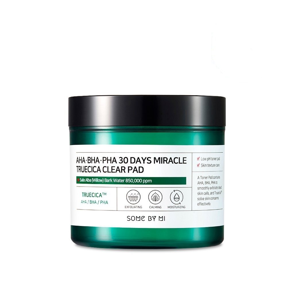 Some by Mi AHA-BHA-PHA 30Days Miracle Truecica Clear Cleansing Pad (70ea/125ml)