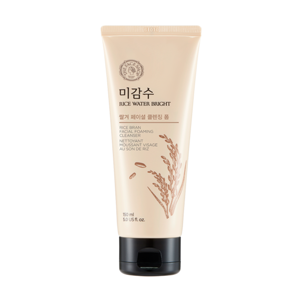 The Face Shop Rice Water Bright Rice Bran Foaming Cleanser 150ml