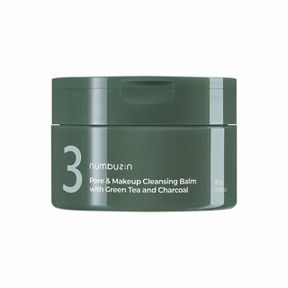 Numbuzin No.3 Pore & Makeup Cleansing Balm with Green Tea and Charcoal 85g