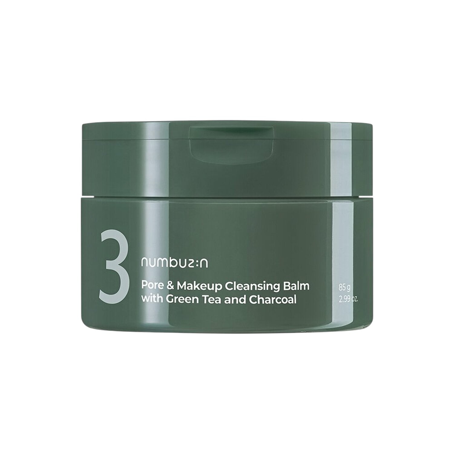 Numbuzin No.3 Pore & Makeup Cleansing Balm with Green Tea and Charcoal 85g