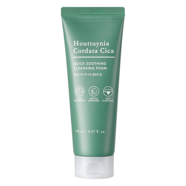 Tonymoly Houttuynia Cordata Cica Quick Soothing Cleansing Foam 150ml