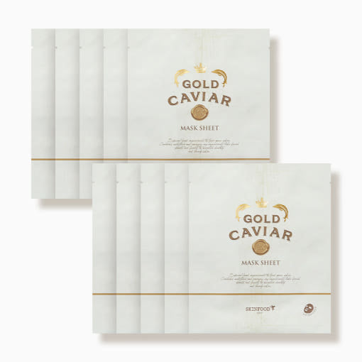 Skinfood Gold Caviar EX Mask Sheet 25ml x 10ea