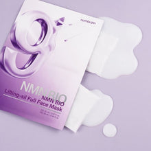 Numbuzin No.9 NMN Bio Lifting-Sil Full Face Mask 4ea (Upper Sheet 20ml + Lower Sheet 28ml) (+Fabric Lifting Band) image 3