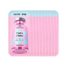 Mamonde Flora Glow Rose Ampoule Mask 23ml x 10ea image 1