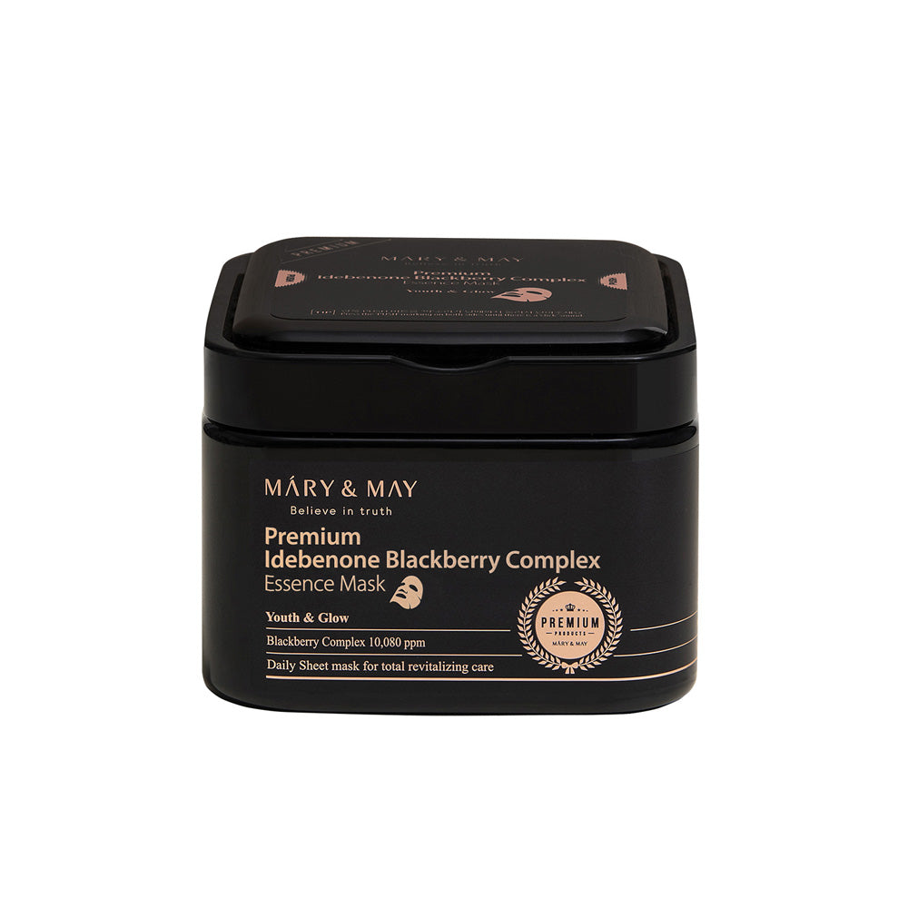 Mary & May Premium Idebenone Blackberry Complex Essence Mask 250g (20ea)