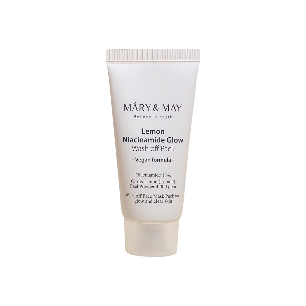 Mary & May Vegan Lemon Niacinamide Glow Wash Off Pack 30g