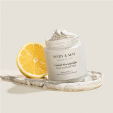 Mary & May Vegan Lemon Niacinamide Glow Wash Off Pack 125g image 2