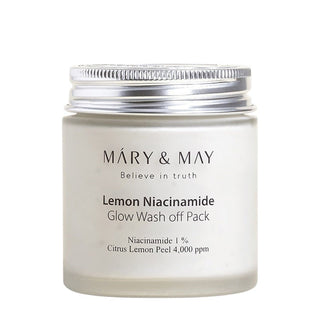 Mary & May Vegan Lemon Niacinamide Glow Wash Off Pack 125g