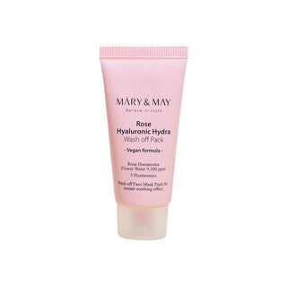 Mary & May Vegan Rose Hyaluronic Hydra Wash Off Pack 30g