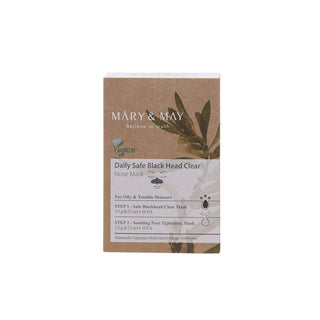Mary & May Daily Safe Black Head Clear Nose Mask 10pcs