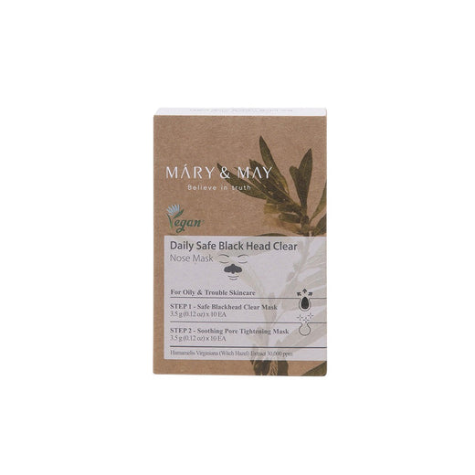 Mary & May Daily Safe Black Head Clear Nose Mask 10pcs