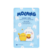 The Face Shop Real Nature Honey Face Mask Set 20gx10ea (Molang Edition) image 1