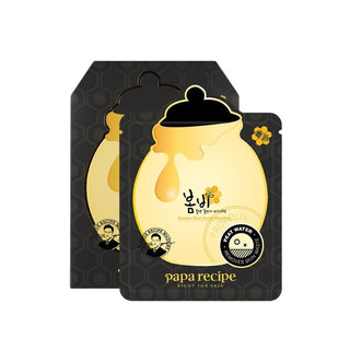 Papa Recipe Bombee Black Honey Mask Pack Set 25g x 10pcs