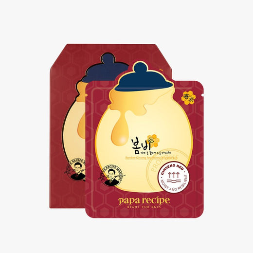 Papa Recipe Bombee Ginseng Red Honey Oil Mask Pack Set 20g x 10pcs