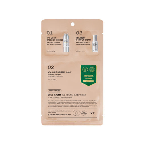 Vt Vita-Light All in One 3Step Mask 1.5g+24g+1.5g