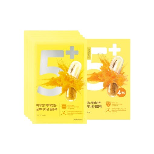 Numbuzin No.5+ Vitamin Spotlight Sheet Mask 10p