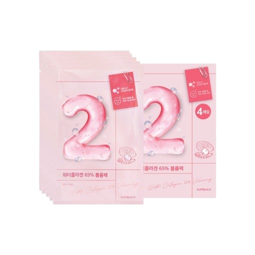 Numbuzin No.2 Water Collagen 65% Voluming Sheet Mask 10p