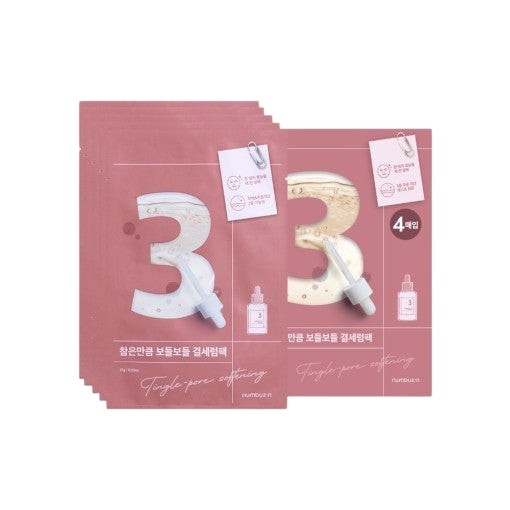 Numbuzin No.3 Tingle Pore Softening Sheet Mask 10p