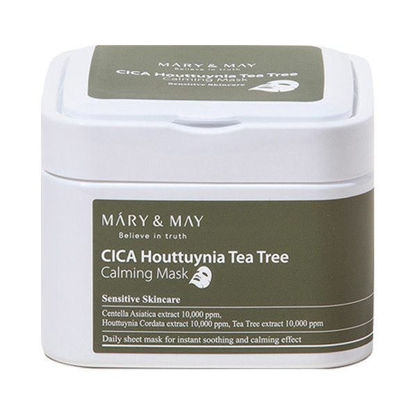 Mary & May Cica Houttuynia Tea Tree Calming Mask Sheets 30 sheets