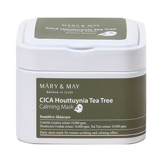 Mary & May Cica Houttuynia Tea Tree Calming Mask Sheets 30 sheets