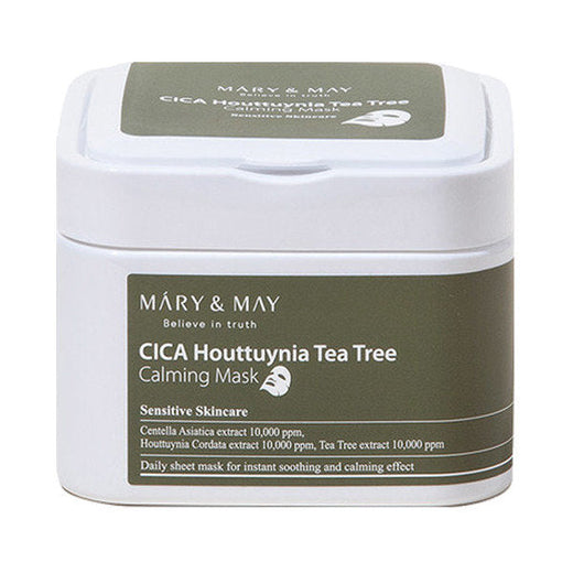 Mary & May Cica Houttuynia Tea Tree Calming Mask Sheets 30 sheets