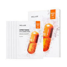 Wellage Hyper Toning Vita C Bubble Mask 25g x 5ea image 1