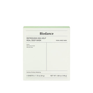 Biodance Refreshing Sea Kelp Real Deep Mask 34g x 4ea