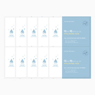 Nature Republic Real Comforting Mask Sheet #Hyaluronic Acid 24g*10ea
