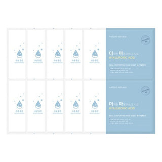 Nature Republic Real Comforting Mask Sheet #Hyaluronic Acid 24g*10ea
