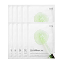 Sungboon Editor Green Tomato Pore Lifting Ampoule Mask 23ml x 10ea image 1