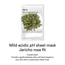 Abib Mild Acidic pH Sheet Mask Jericho Rose Fit 30ml x 10ea image 2