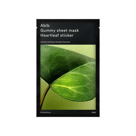 Abib Gummy Sheet Mask Heartleaf Sticker 27ml x 10ea