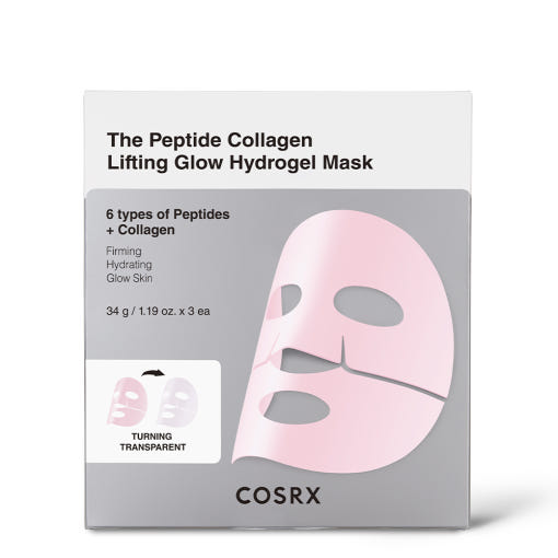 Cosrx The Peptide Collagen Lifting Glow Hydrogel Mask 34g x 3ea
