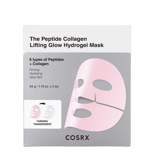 Cosrx The Peptide Collagen Lifting Glow Hydrogel Mask 34g x 3ea