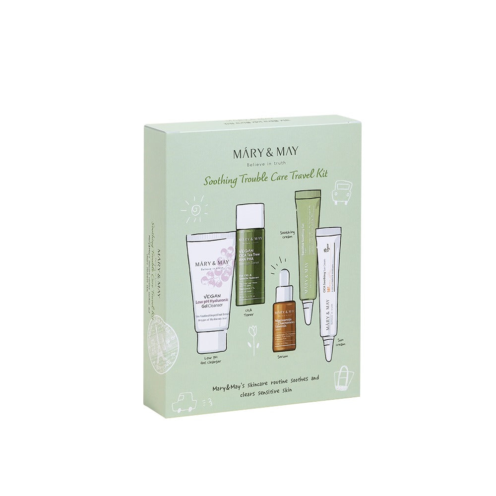 Mary & May Soothing Trouble Care Travel Kit 5pcs