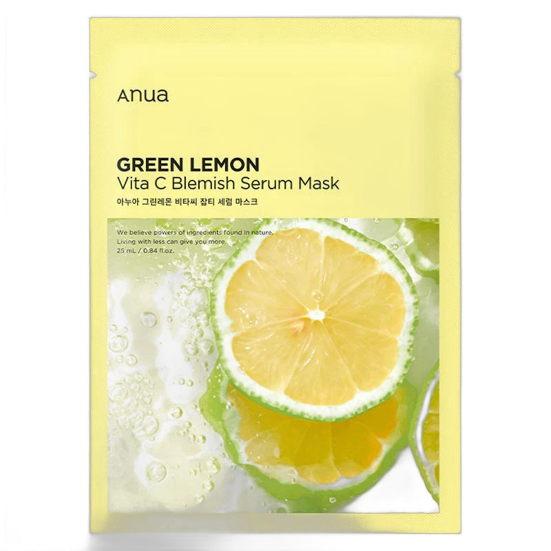 Anua Green Lemon Vita C Blemish Serum Mask (10P)