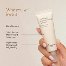 THE FACE SHOP The Therapy Vegan Moisturizing Sun Serum SPF50+ 50ml image 6