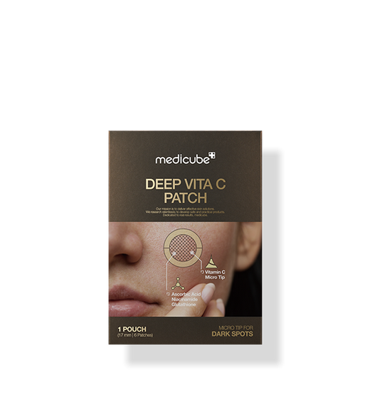 patchs Medicube Deep Vita C, 1 boîte (17 mm x 6 unités)