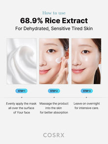 COSRX Ultimate Nourishing Rice Overnight Spa Mask 60ml image 5
