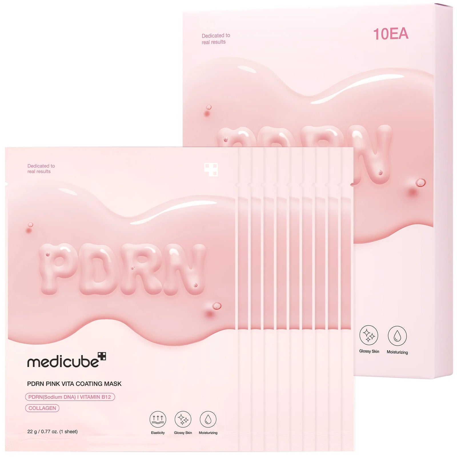 medicube PDRN Pink Vita Beschichtungsmaske 22g X 5 Stk.