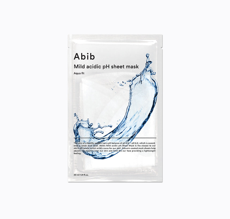 Abib Mild Acidic pH Sheet Mask Aqua Fit 30ml x 10ea