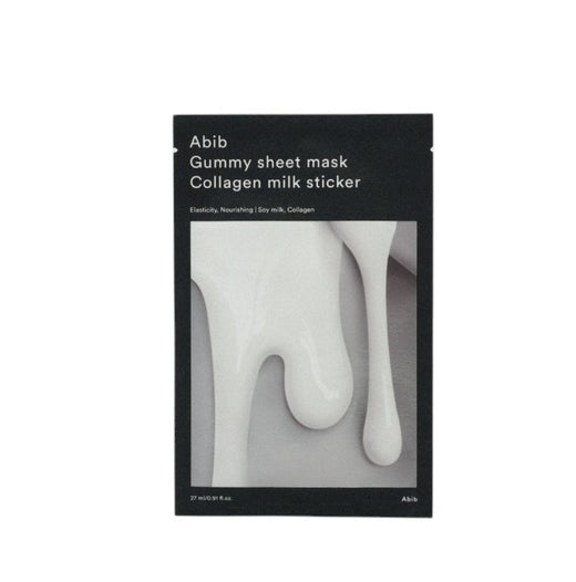 Abib Gummy Sheet Mask Collagen Milk Sticker 27ml x 10ea
