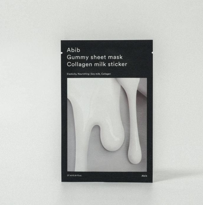 Abib Gummy Sheet Mask Collagen Milk Sticker 27ml x 10ea